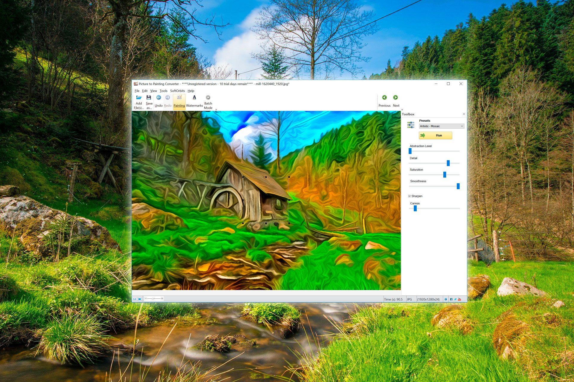 convert photo to oil painting software free download for mac